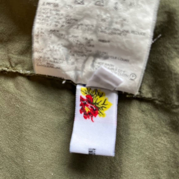 OFF-WHITE Virgil Abloh Diagonal Rose Stripes M65 Saharian Utility Jacket Size M - Picture 14 of 16